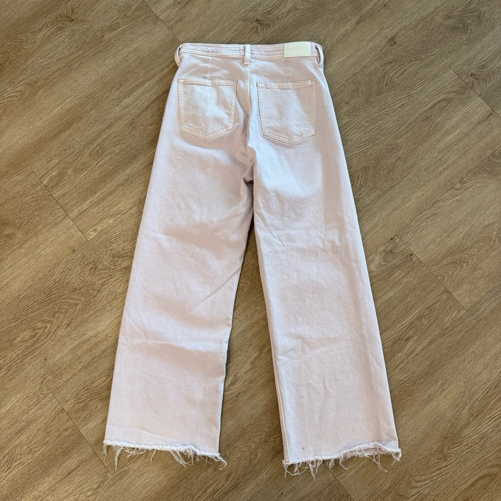 PISTOLA Penny Jeans Wide Leg Jeans in Soft Pink/Purple. Size 27 - Picture 5 of 5
